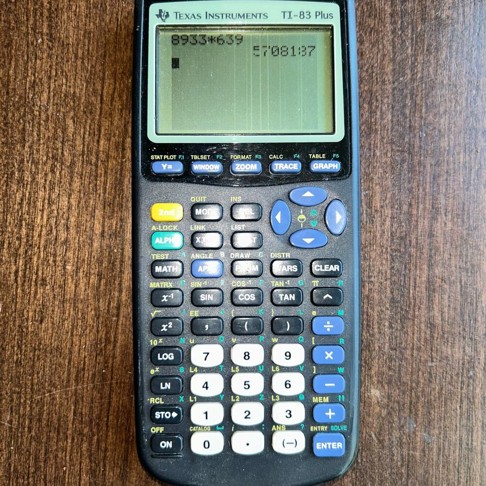 Texas Instruments TI-83 Plus graphing calculator